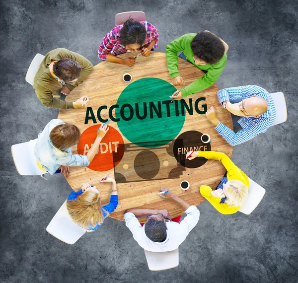Business People and Accounting Concept