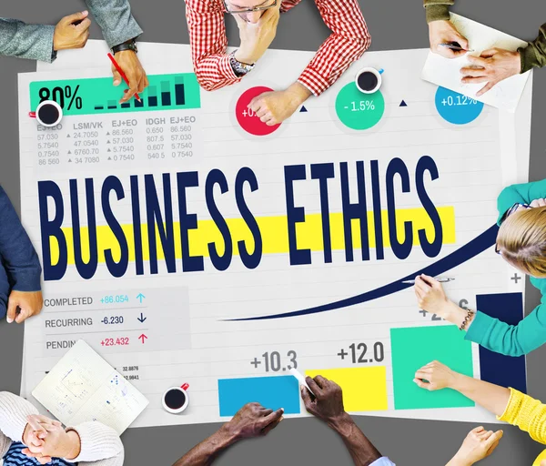 Business People at meeting and Business Ethics