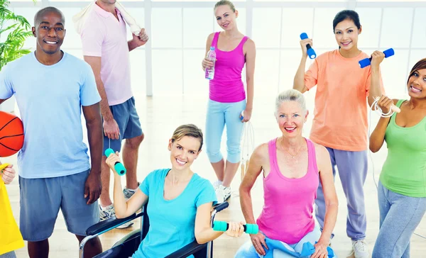 Group of Healthy People, Fitness Concept