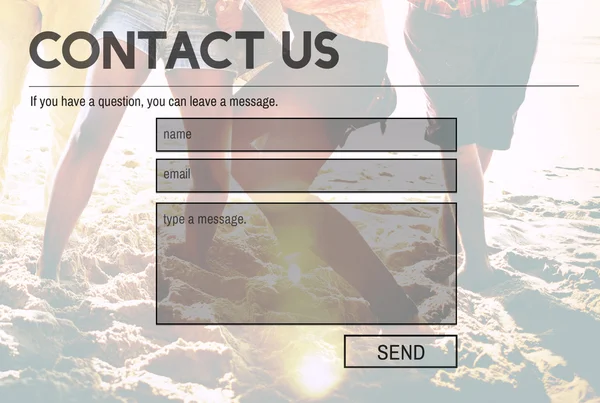 Contact Us Service Support Information Concept