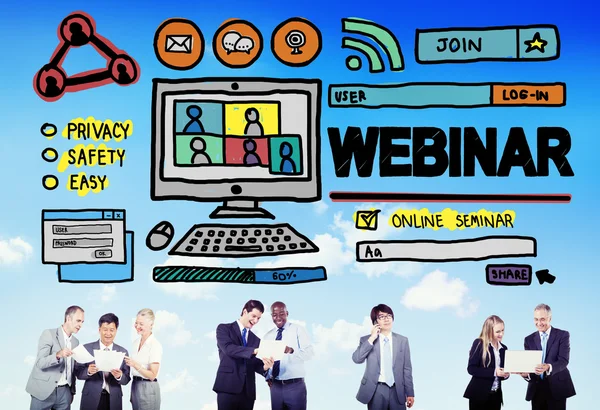 Webinar Online Seminar Concept