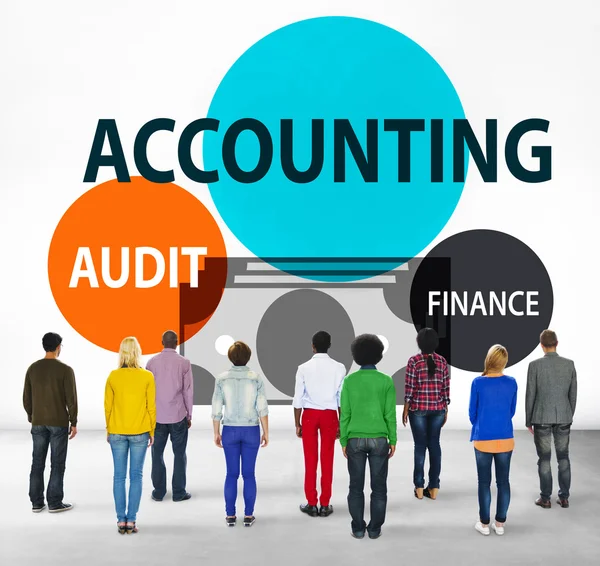 Diverse People and Accounting Concept