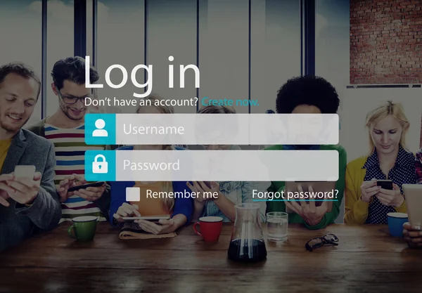Log In Register Account Page
