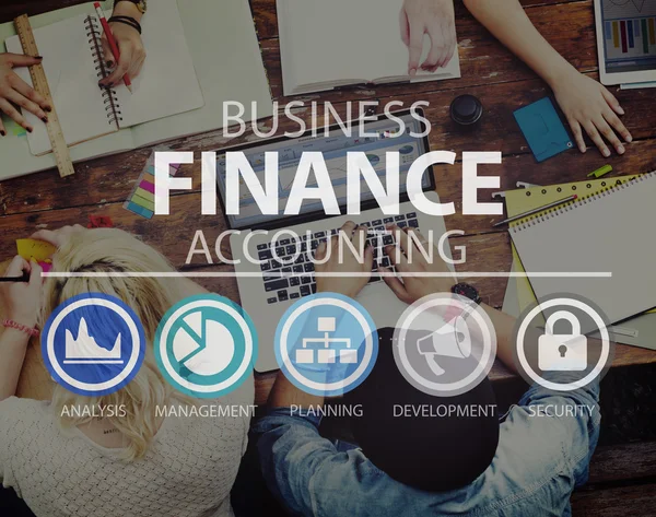 Business Accounting Management Concept