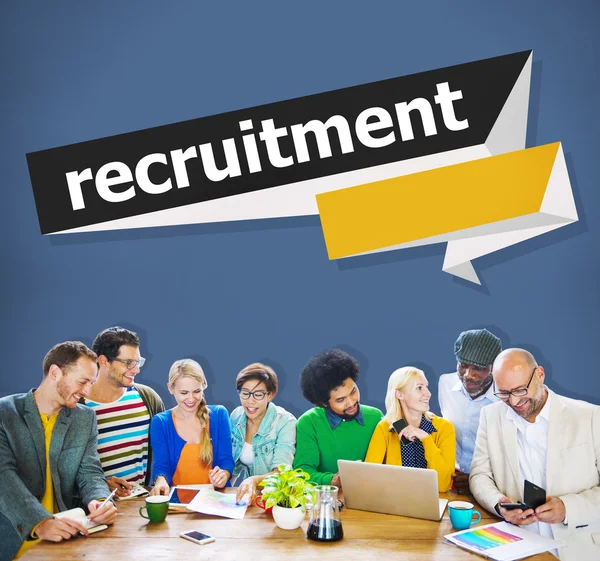 Recruitment and Group of Business People