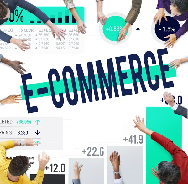 Business People and E-commerce Concept