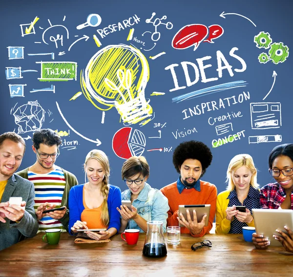 Ideas Innovation, Creativity Knowledge Concept