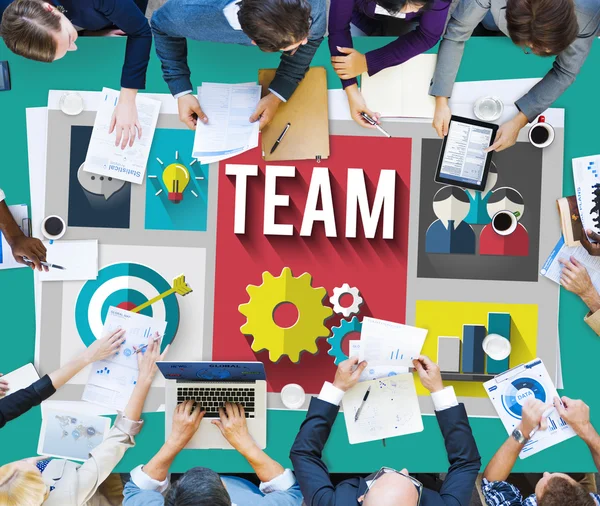 Team work, collaboration concept