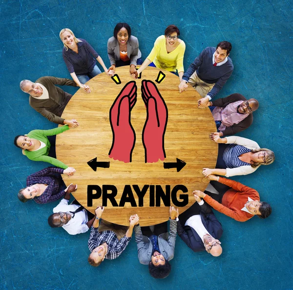 Business People and Praying Help Concept