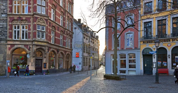 Fragments of urban life, the old German city of Aachen