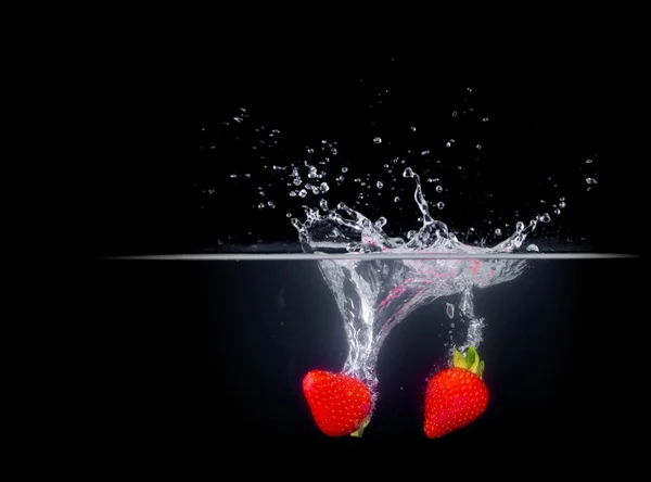 Fruit Splashing into wate