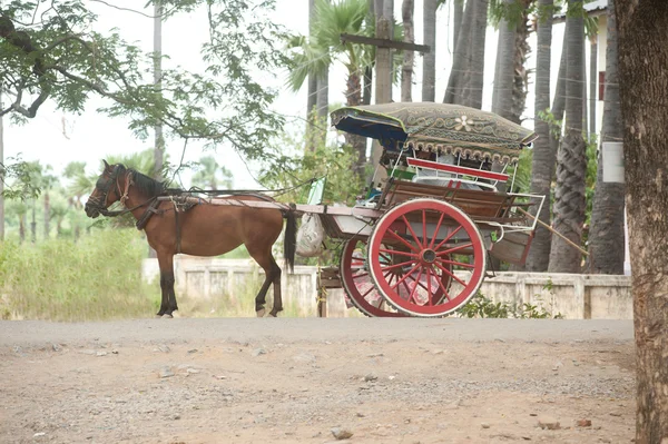 Carriage in Inwa ancient city ,Myanmar.