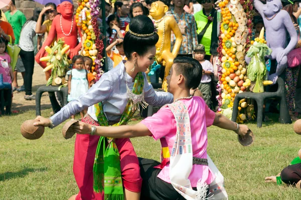 Traditional Thai dance in Thailand Monkey Party.