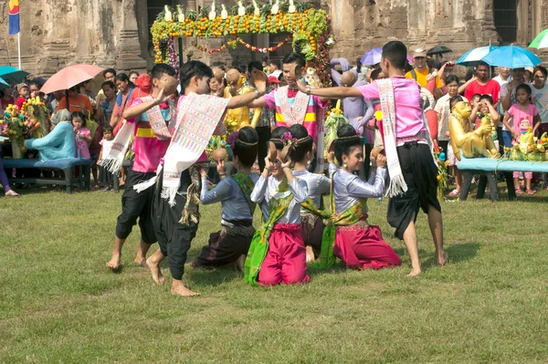 Traditional Thai dance in Thailand Monkey Party.