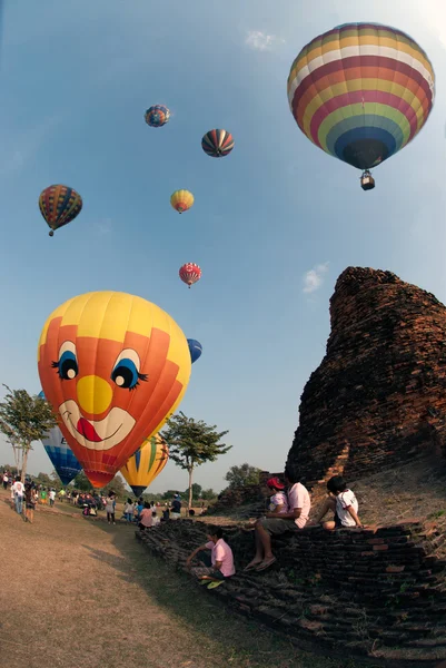 Hot air balloon in Thailand International Balloon Festival 2009.