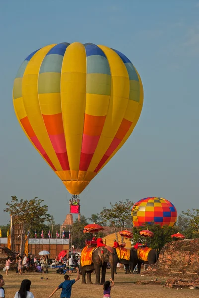 Hot air balloon in Thailand International Balloon Festival 2009.
