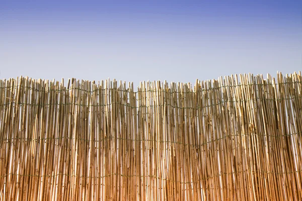 Wattle fence - privacy concept image with copy space