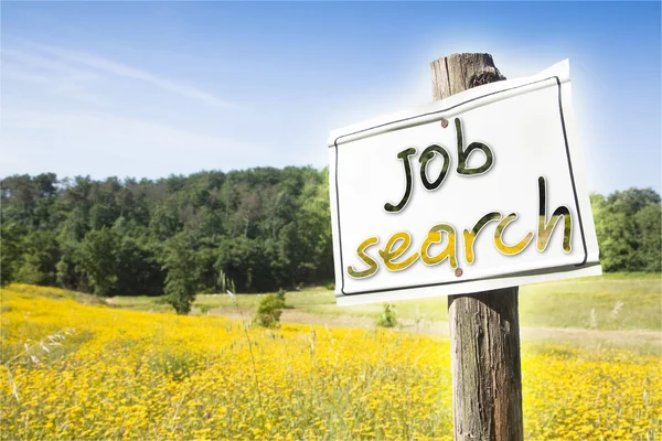 Looking for work for outdoor activities. Job search concept imag