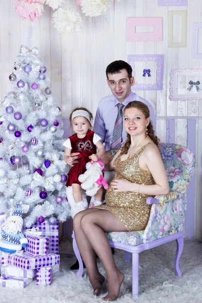 Christmas family portrait