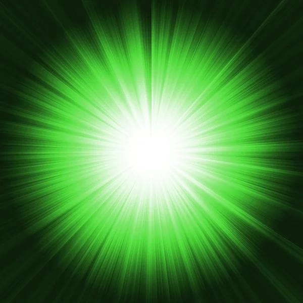 Green color design with a burst - 图库照片tanja