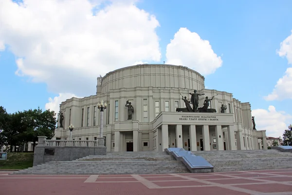 The building of the National Academic Bolshoi Opera and Ballet T