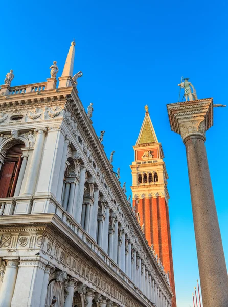 Piazza San Marco with Campanile, Basilika San Marco and Doge Palace. Venice, Italy