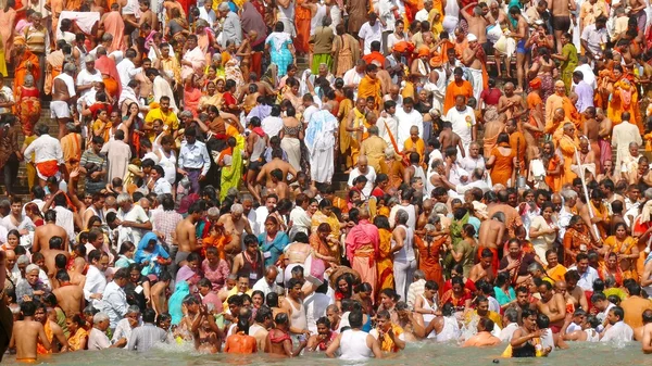Bathing in Ganga river