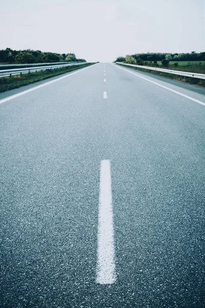 Nice country road with blue sky