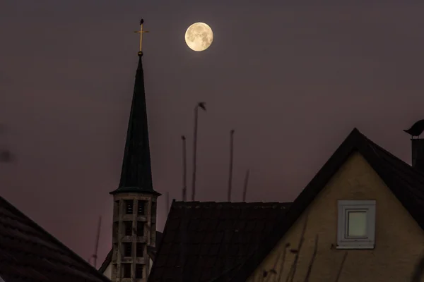 Moon over Church