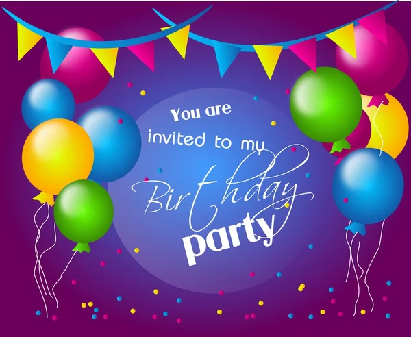 Invitation to birthday party