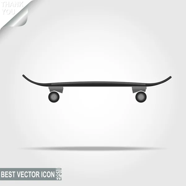 Skateboard, sport icon - vector illustration