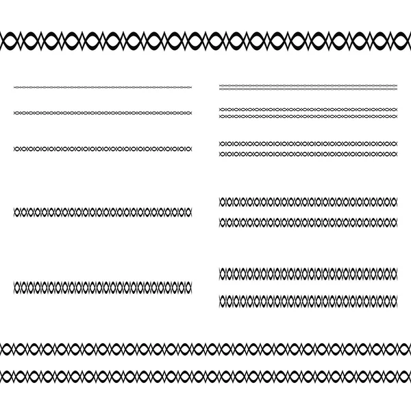 Design elements - text divider line set