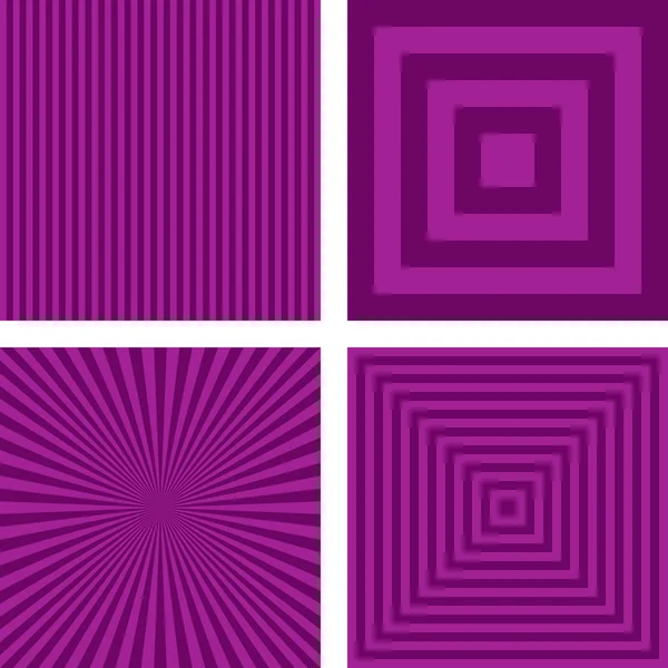 Purple simple striped pattern set