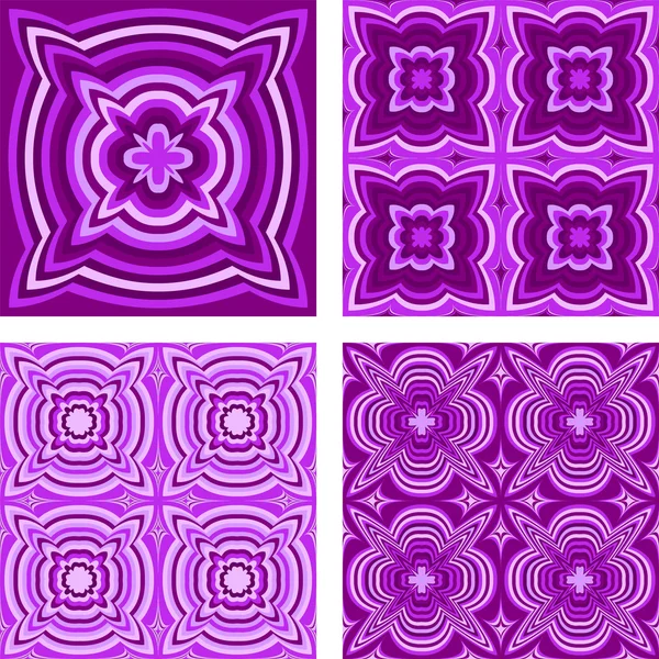 Purple kaleidoscope geometric pattern