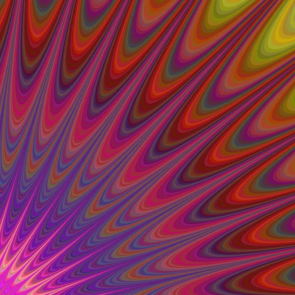 Computer generated abstract sunset design