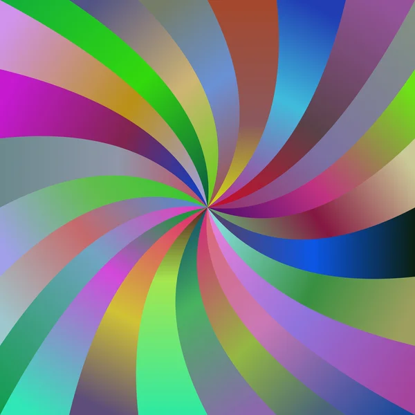 Abstract colorful spiral ray design background