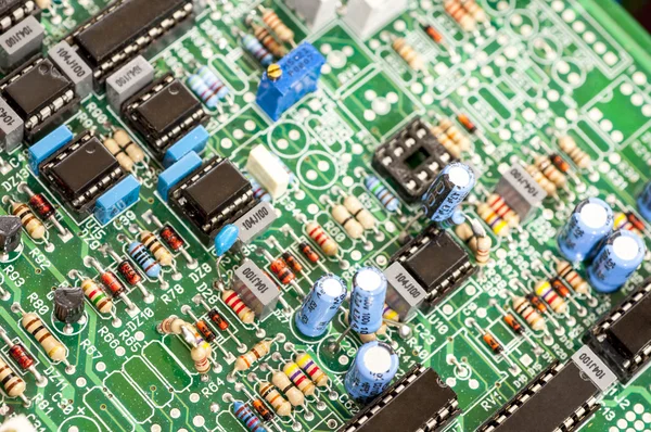 Electrical components on circuit board
