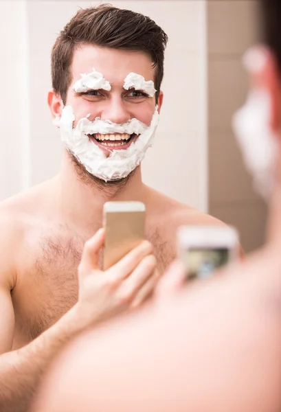 Shaving with fun