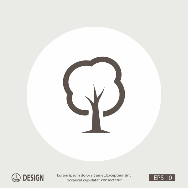 Pictograph of tree icon