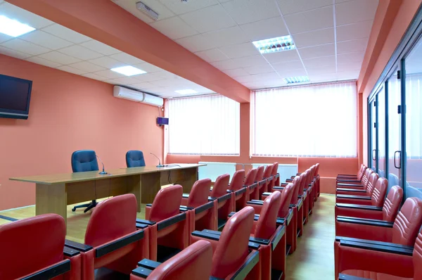 Red conference room