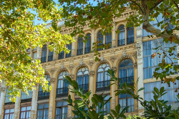 Art Nouveau style facade building