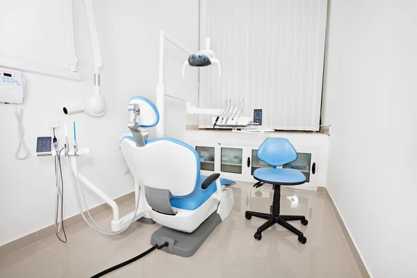 Modern dentist's chair in a dental office