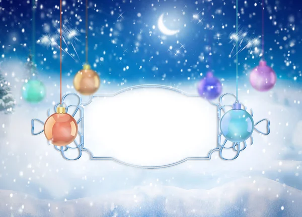 Art Christmas and New year party background