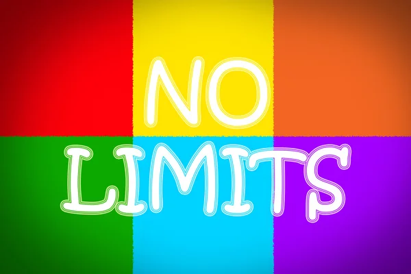 No Limits text on background