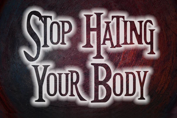 Stop Hating Your Body Concept