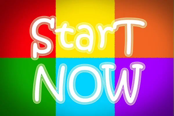 Start Now Concept