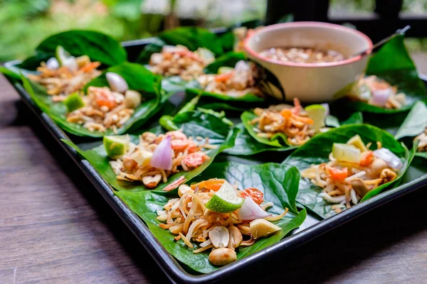 Thai appetizer called Miang Kham