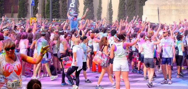 People at the Holi Color Run Party