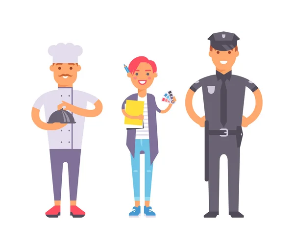 People professions vector set.