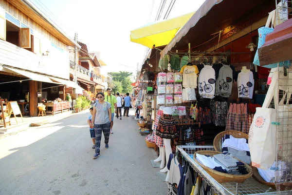 Chiang khan street market Loei - THAILAND , DEC 29 - 2015
